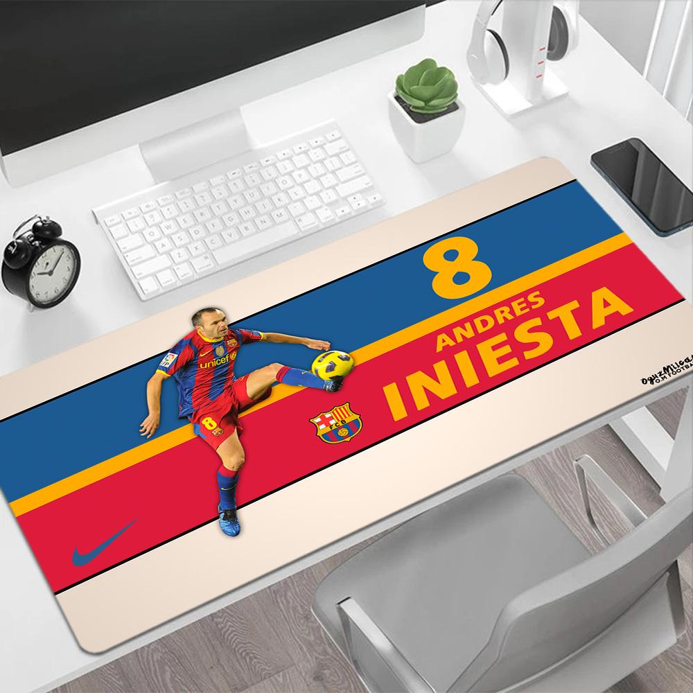 Barcelona Player Celebration Large Mouse Pad Desk Mat Ultra-Long Desk Mat Non-Slip Rubber Base Perfect for Office Laptop Gaming Setup