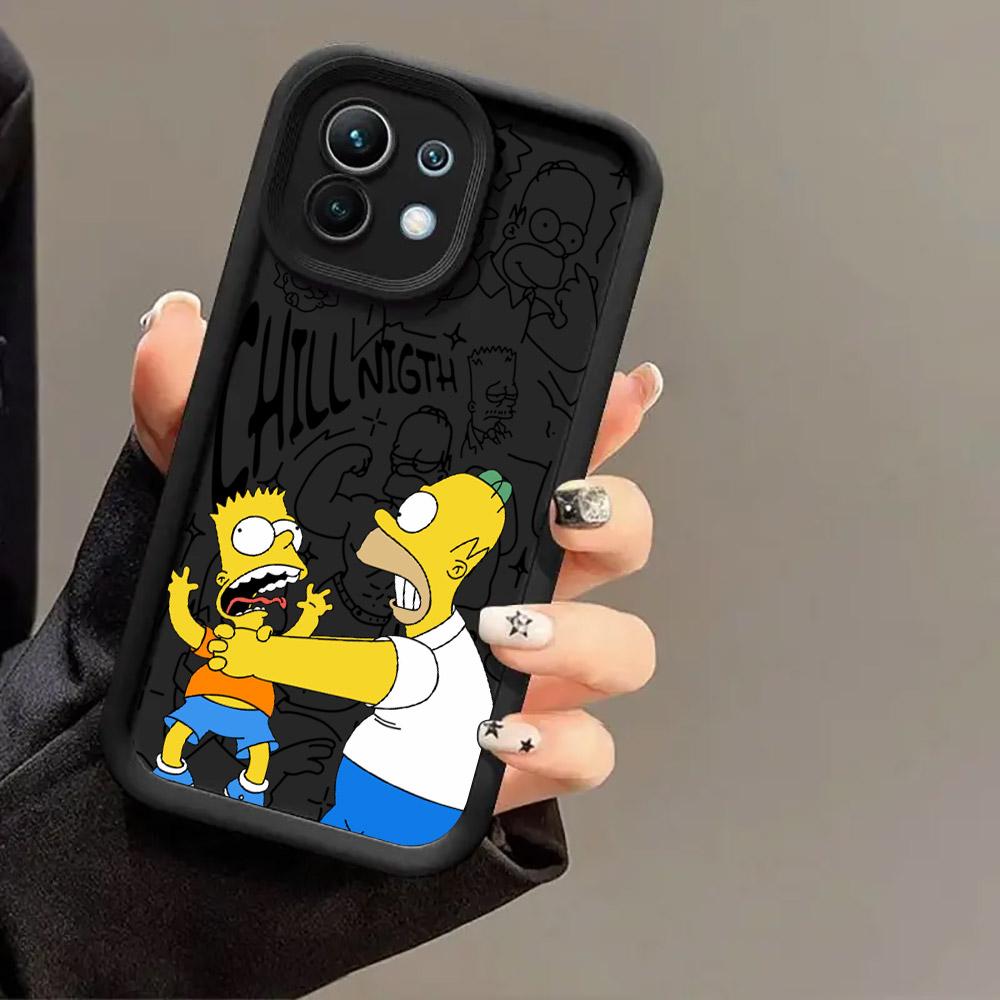 Cartoon The-Homer-S-Simpsons Case for Xiaomi Mi 13T 14T 15 15T Pro 17 Ultra Poco M7 M8 F8 F7 X6 X7 X8 Pro Max Shockproof Cover