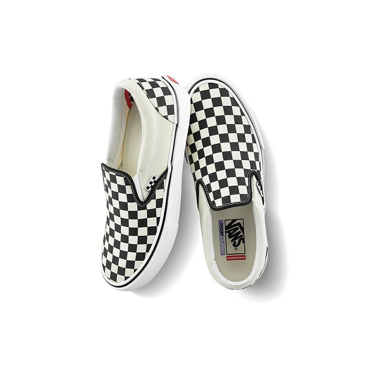 New Vans Skate Slip On Checkerboard Black Off White VN0A5FCAAUH