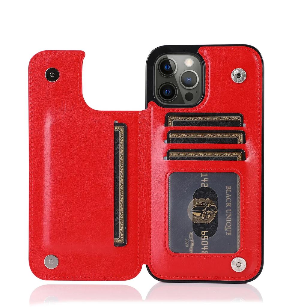 Flip Leather Wallet Phone Case for Aplle iPhone XS XR 11 12 13 14 15 16e 16 Pro Max Plus with Card Holder Kickstand