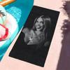 S-Sydney Sweeney-S Handtuch Mikrofaser Strandhandtuch, Schnelltrocknend, Sandfrei, Ultrafeine Faser, Super Weich.