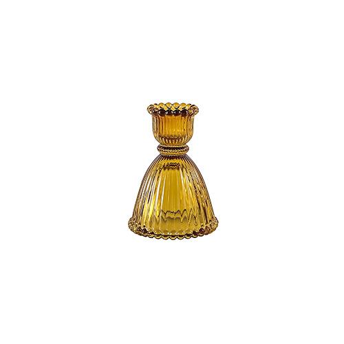 Simple Color Striped Glass Candle Holder Creative Candle Holder Candle Cup Home Candle Holder Ornaments