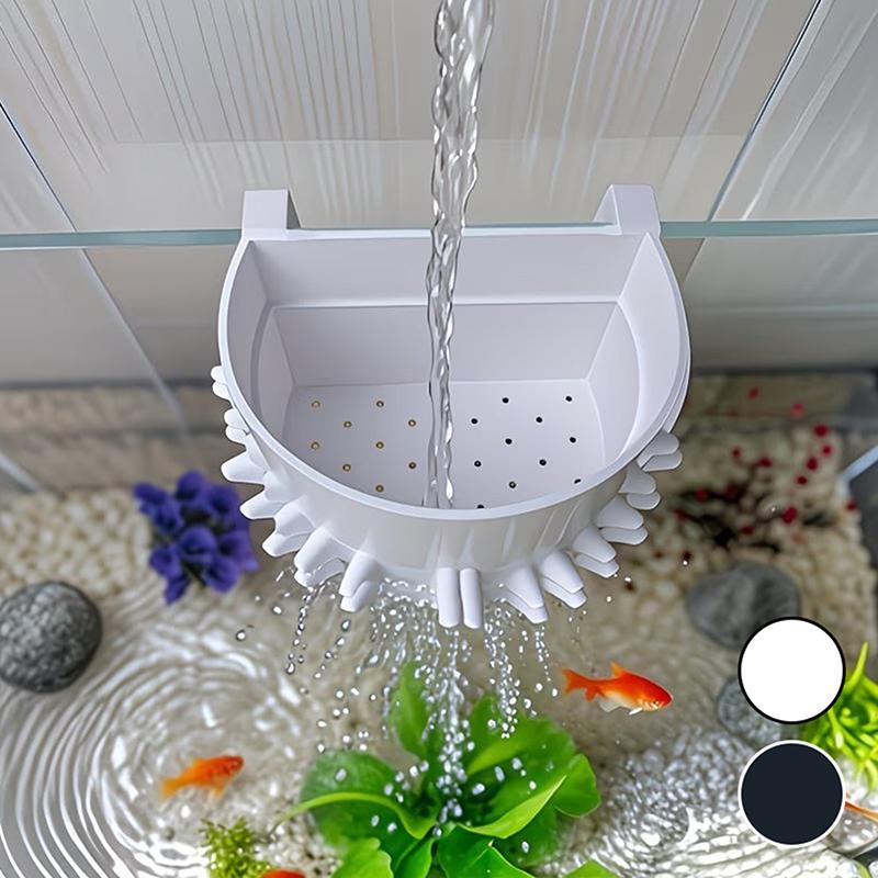 Aquarium Fischbecken Wasserwechsler mit Filtergerät Salzwasser & Süßwasser Fischbecken Wasserzirkulationssystem Anti-Wirbel