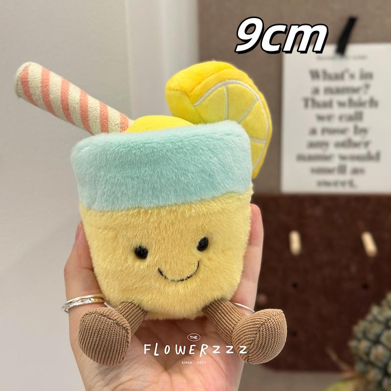 JELLYCAT Lemonade Coconut Plushies Very Soft Palm Tree Red Coral Plush Toy Cartoon Doll Home Decor Xmas Gifts Girl