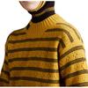 Moncler FW22 Color Block Striped Print Crew Neck Sweater Women Sweater Yellow H20939C00003M1115110