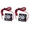 2Pieces Ultra-silent 24V 40mmx40mmx10mm 4010 DC Brushless Cooling Fan for 3D Printer