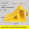 Large Portable Anti-Roll Wheel Chock for Trucks and Cars