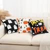 Halloween Pillow Cover, Halloween Embroidery Pillowcase, Thanksgiving Family Party Pumpkin  Decoration Pillowcase, Cushion Cover