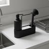 Dish Soap Dispenser Brush Holder 3 in 1 Pump Tray SpaceSaving Saving Countertop Cleaning