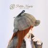 DD MDD Compatible to Deerstalker Hat British Glen Plaid Brown and Black Deerstalker Hat Detective Cosplay inch 40cm 60cm Doll BJD Doll other than the