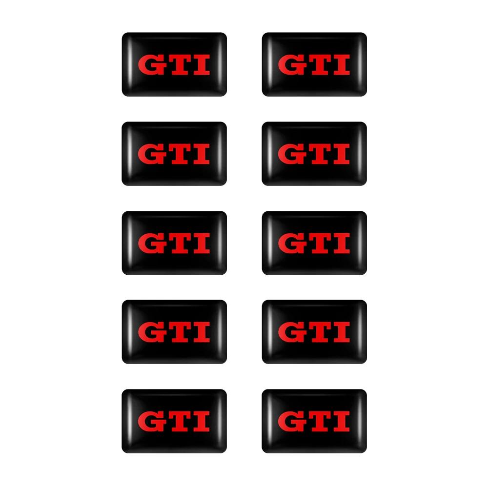 

2026 New For VW VOLKSWAGEN 10pcs logo Drip glue Badge Emblem sticker car accessories decoration For Volkswagen VW Golf 4 6 7 GTI