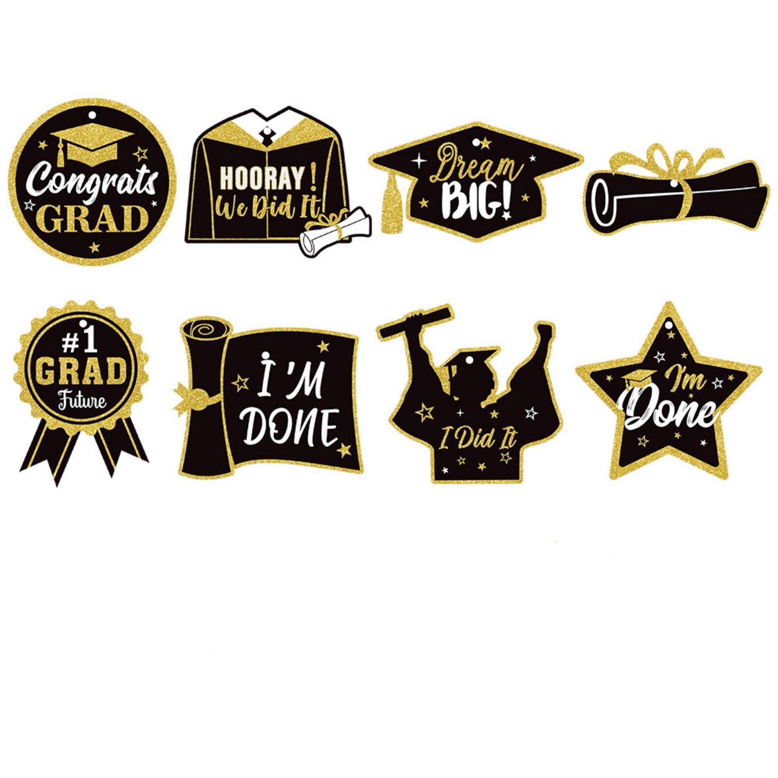 

Graduation , Campus Graduation Decoration, Party Banner Decoration, Indoor Dining Event One Size чёрный