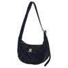 New MLB New York Yankees Collaboration PU Polyurethane Portable Crossbody Bag Shoulder Bag Regular Women's Black 3ABQL064N-50BKS-BLACK