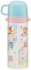 Skater 430ml Water Bottle, "Spreading Sky" PreCure, for Kids, 2-Way Drinking, with Cup, Stainless Steel, SKDC4-A
