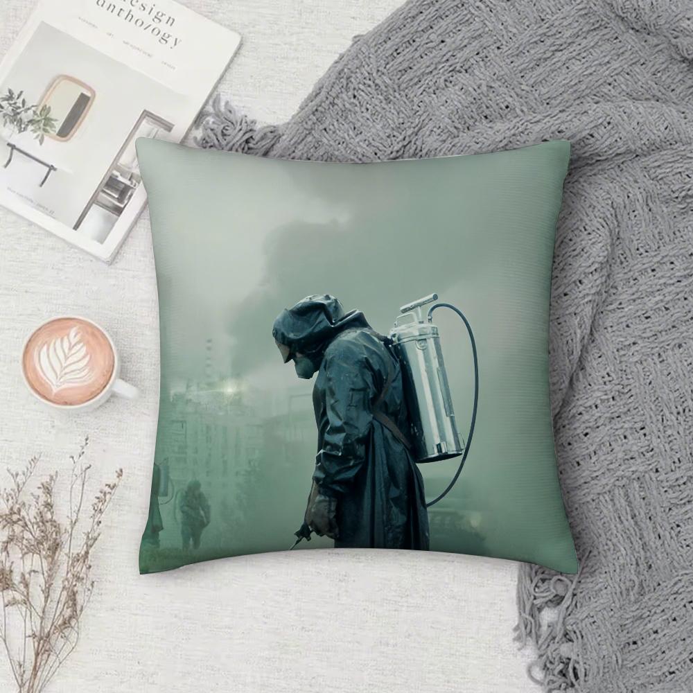 

TV C-Chernobyl Pillow Case Cover Square Sofa with for pattern comfortable cushionsuitable of room 12x12Inch