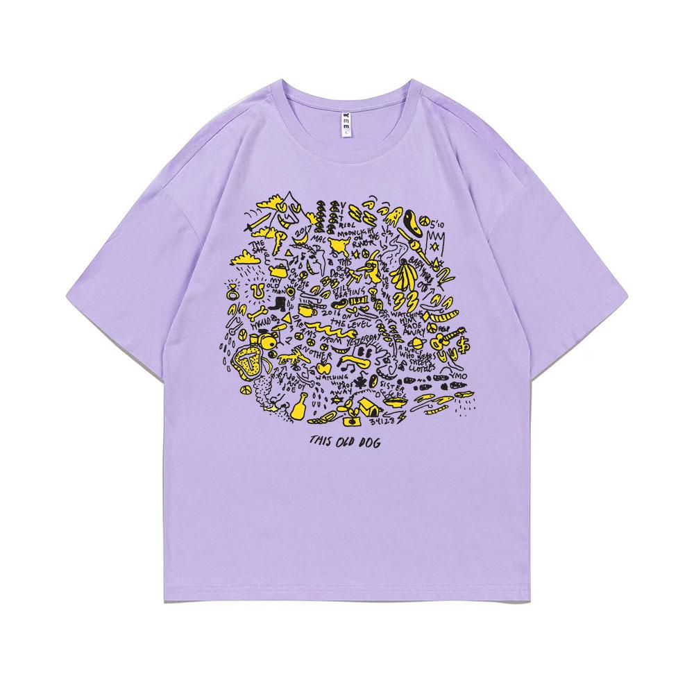 Singer Mac Demarco This Old Dog Album Graphic Tshirt Short Sleeve Men Women Vintage Oversized T-shirts Male Pop Music T Shirts