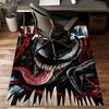 Custom Venom Mat Personalized Name, Polyester Washable Indoor Entryway Rug, Gift for Christmas, Easter, Thanksgiving Day