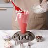1PC Piping Bag Holder, Plastic Pastry Bag Holder, Easy To Fill Icing Piping Bag Holder, Can Put Nozzle Decorative Nozzle, Baking Accessories Holder