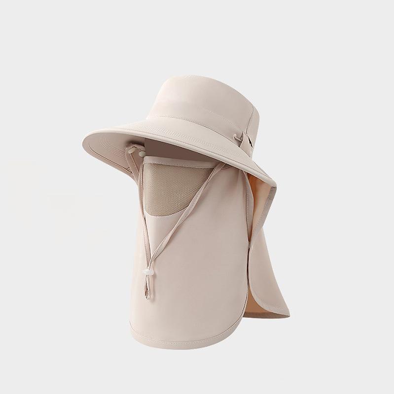 Sunscreen hat, women's full-cover neck protection, anti-purple line sunscreen hat, summer new foldable high-quality sun hat