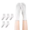 Children's Breathable Cotton Striped Mid-Calf Socks, Thin Mesh for Spring & Summer, Seamless Design for Boys & Girls