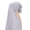Muslim Pin Free Instant Jersey Hijab Women Jersey Bonnet Islam Shawls And Wraps Bonnet Hijab Underscarf Cap Foulard Femme