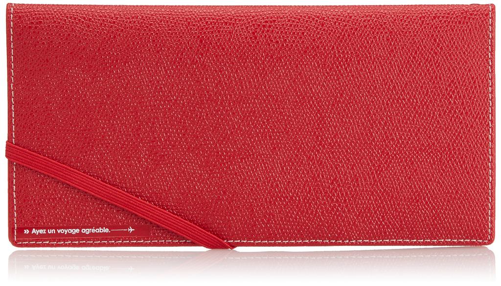 Skimming Block Passport Case R Valuables Storage Skimming Prevention 20 cm Red [Concise] Leather-like 0.062kg