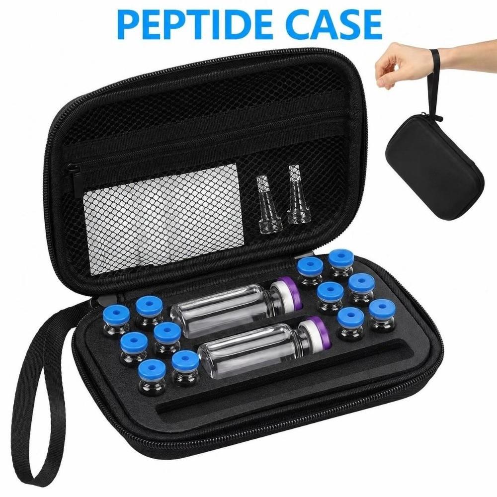 EVA Safe Insulin Vials Storage Box with Precut Foam Slot Insulin Vial Case  For Fridge 3ml and 30ml