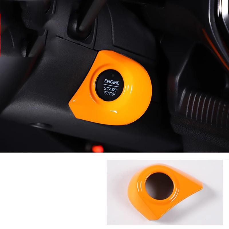 Car Handle Bowl / Start Stop Button / Central Side Panel / Air AC Vent Cover Trim ABS Accessories For Ford Ranger 2024 2025