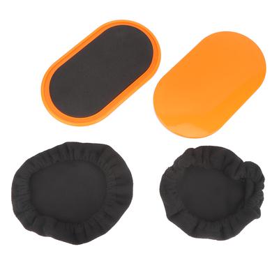 2 pezzi di dischi scorrevoli ovali per yoga, sport, fitness, allenamento, tappetino scorrevole