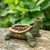Turtle Planter Textured with Shell Cavity Hand-Finished for Plant Lovers