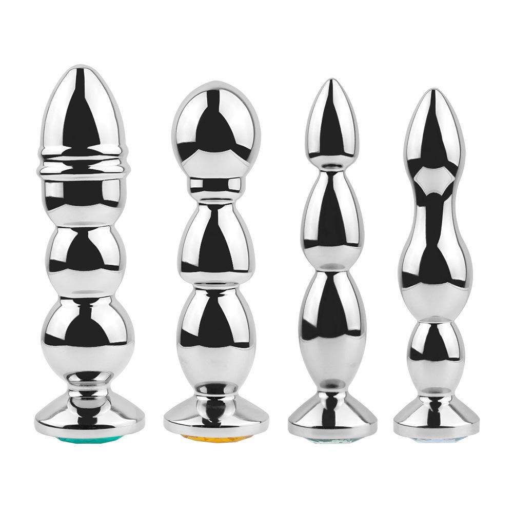 Long Metal Butt Plug Bolt Adult Sex Health Care Products Toy