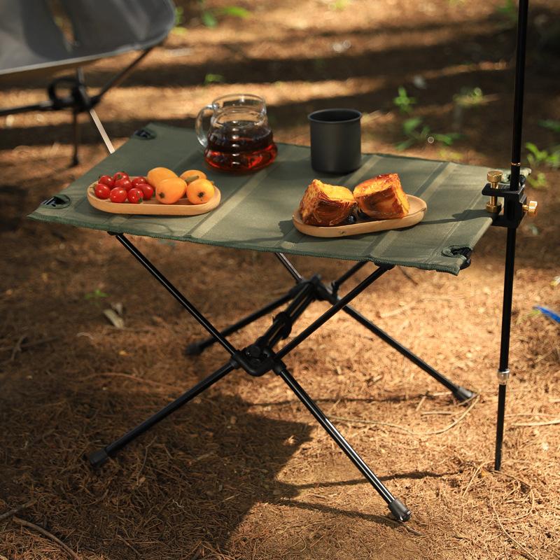 Camping Folding Table, Lightweight Oxford Roll Up Table, Portable Aluminum Alloy, Tourist Tables, Camping Equipment, Outdoor