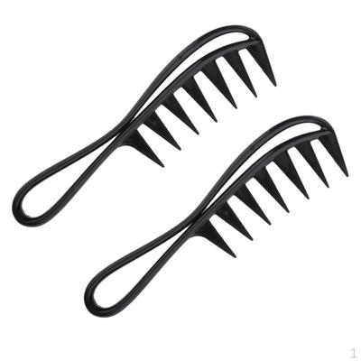 2 Stück Haarfärbe-Färbekamm Färbe-Tönungsbürste Haarstyling-Werkzeuge