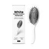 White Handle Bristle Air Cushion Comb, Gentle and Comfortable for Detangling, Daily Use, Lightweight, Durable, Compact, Portable, Non-slip Handle
