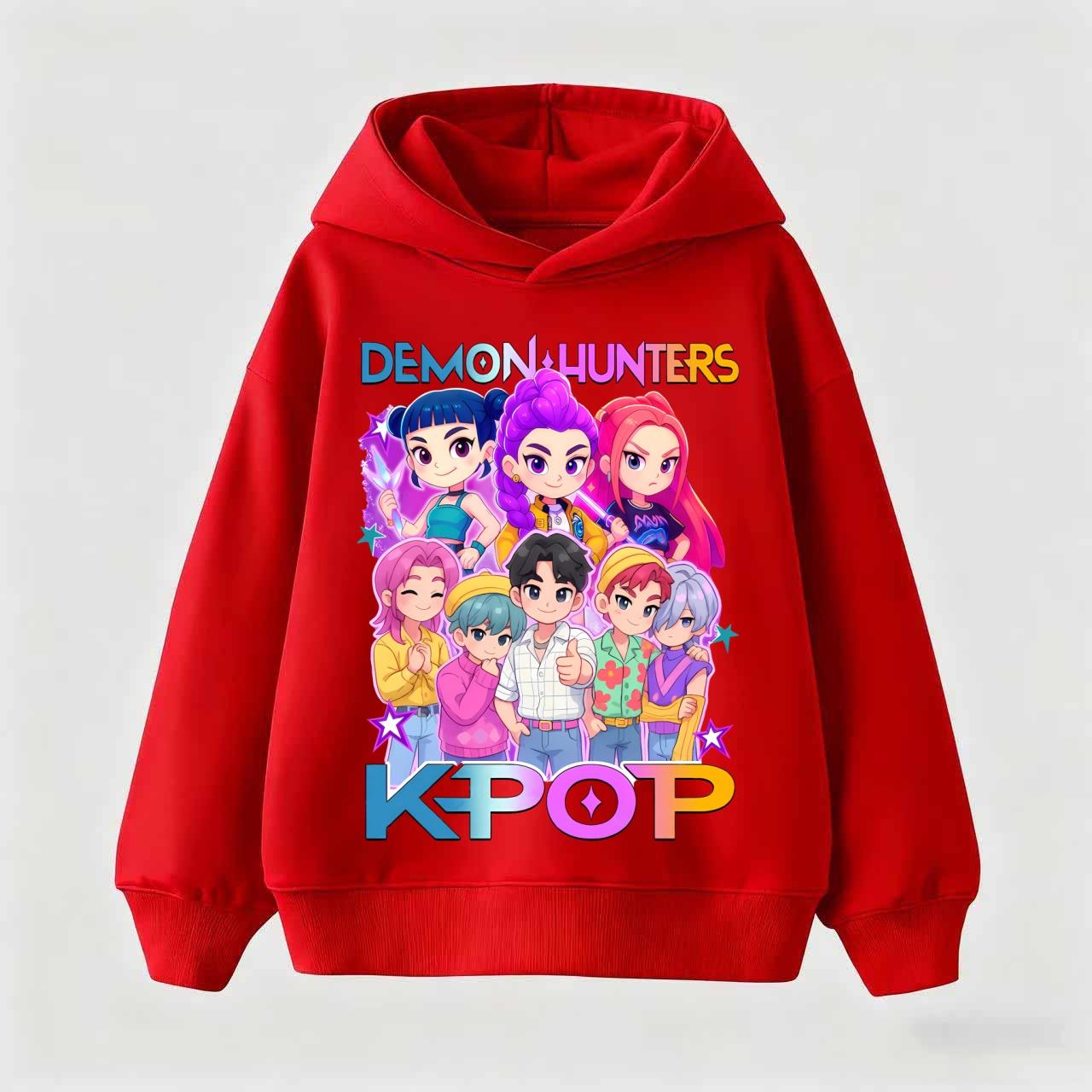 

Fashion KPop Demon Hunter Rumi Derpy Cartoon Girls Boy Hooded Sweatshirt Warm Children s Korean Wave Casual Tops CasuOutfits Gif 160