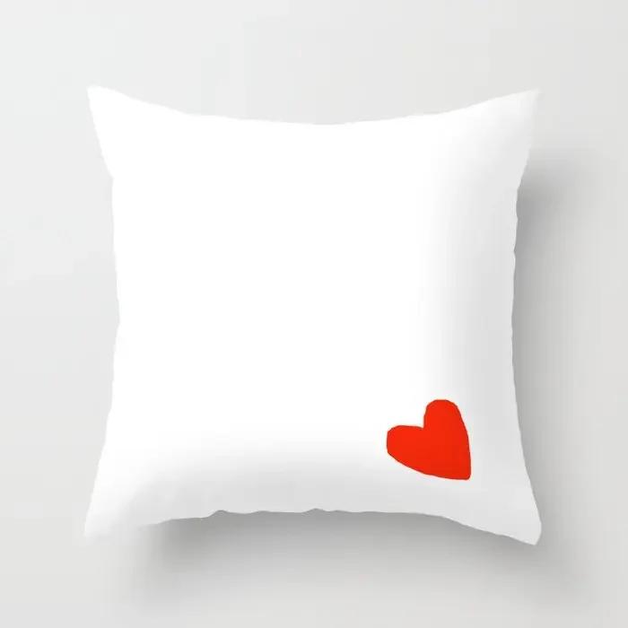 Hot Pink Roses Swan Feathers Geometric Cushion Cover Modern Fashion Nordic Simple Pillowcase Home Decor Sofa Throw Pillows Cover