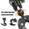 Universal Magnetic Quick Release Mount For Action Camera 360 Rotation And 18 45mm Clamp Ranges For Biking Motorcycle