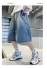 Pantaloncini di jeans estivi a lunghezza media per ragazzi 2026 - Alla moda, Leggeri per bambini più grandi