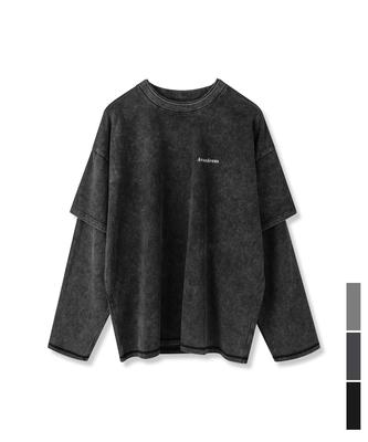 AVANDRESS Ink Drop Layered T-Shirt_3Colors