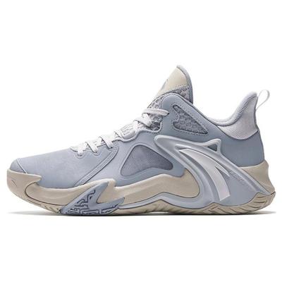 Zapatillas de Baloncesto de Caña Baja Air Space 4 Tejido Antideslizante Resistente al Desgaste Hombre zapatilla Azul 912531608SF-1