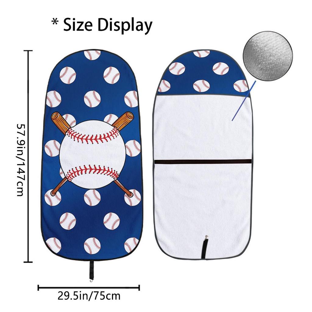 Universal All-Season Car Seat Towel Protector for Gym & Workout