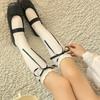 1 Pair Lace Ruffle Style Socks Long Socks Girls Breathable Cute Lolitas Socks Sexy Cotton Womens Autumn Thin Calf Socks