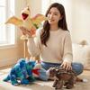 Muñeco de Dinosaurio de Dibujos Animados Juguete de Peluche Relleno T-Rex Triceratops Spinosaurus Animal Aterrador Peluche de Pie Regalo para Hombre