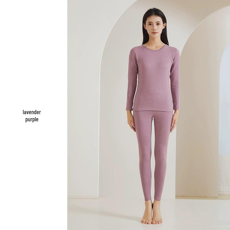 

Woodpecker Women s Warm Fleece-Lined Thermal Set: Sweater and Pants for Winter 3XL (140-155 lbs)
