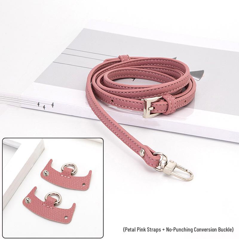 Longxiang Mini Dumpling Crossbody Bag with Genuine Leather Shoulder Strap