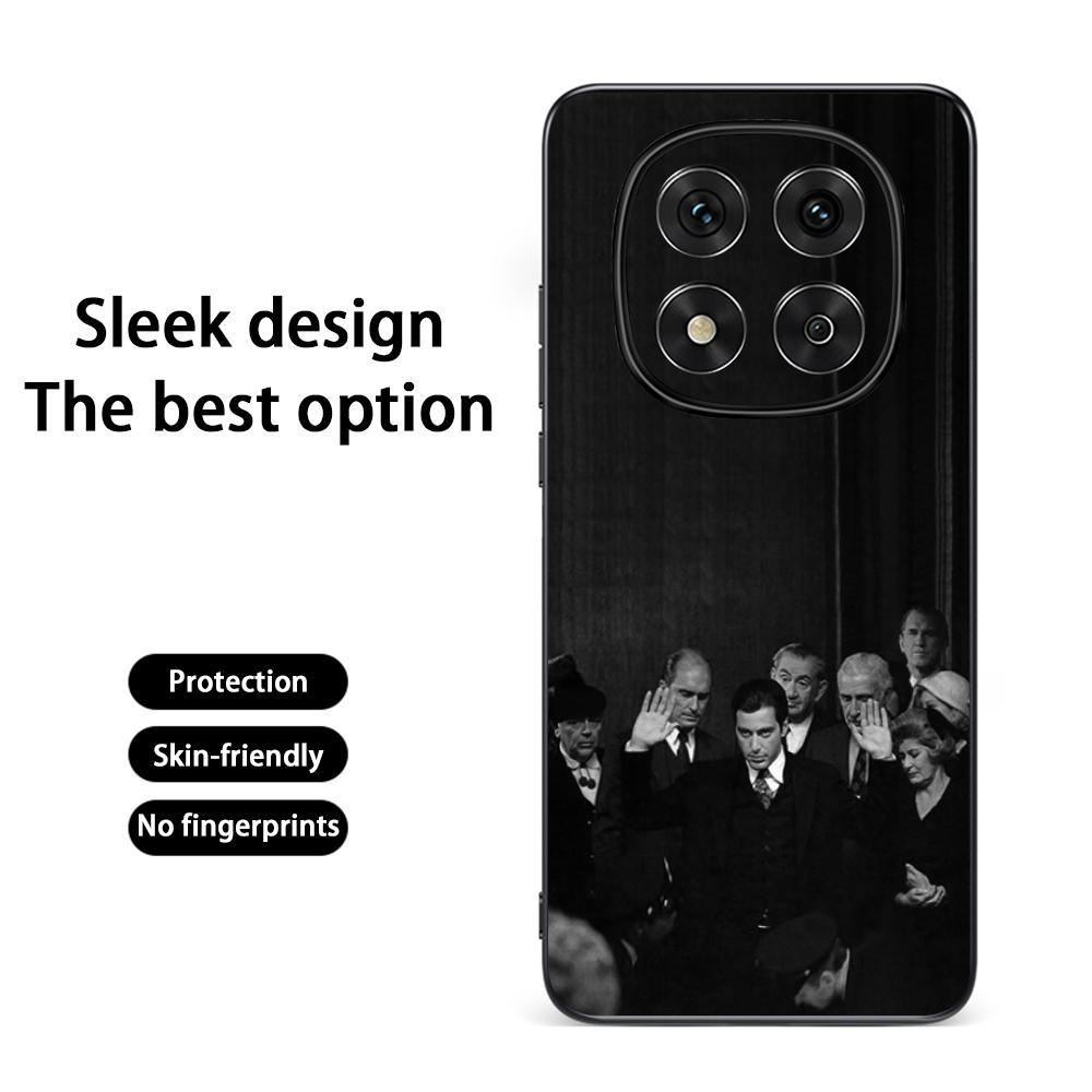 The Godfather Classic Movie Posters Phone Case For Redmi Note 14 13 12 11 Pro Plus S 5G 14C A3 Soft Black Phone Cover