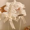 Lolita Headband Gift Lolita Hair Accessories Sweet Lace Hairband Coplay Photo Props Bowknot Ribbon Headwear Female