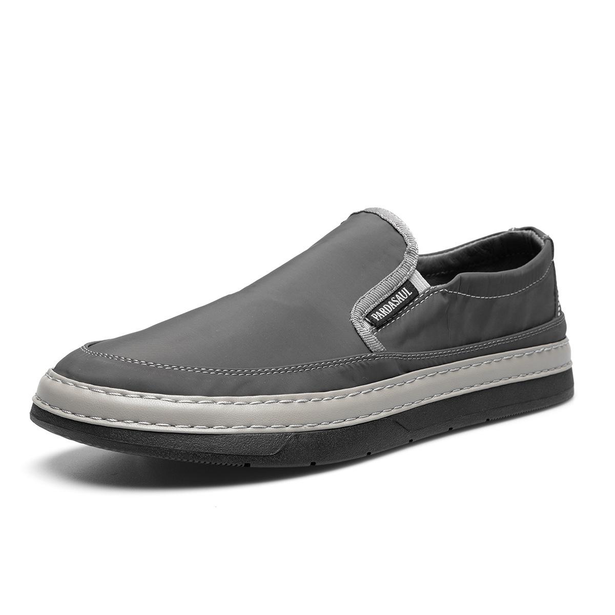 

New men s shoes summer breathable ice silk cloth shoes one-pedal lazy shoes casual soft-soled low-top shoes men s driving shoes 44