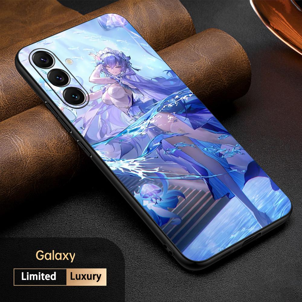 Cantarella beauty game girl pattern Phone Case For Samsung Galaxy S25 S24 S23 S22 S21 S20 Plus Ultra Note20 Soft Black