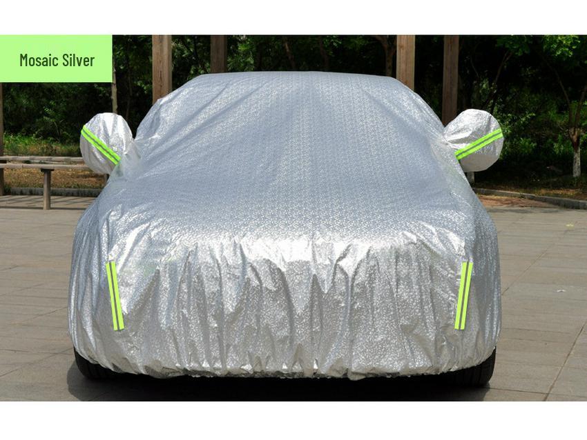 Universal All-Season Car Cover: Thick Cotton, Waterproof, Anti-Hail, Sunshade